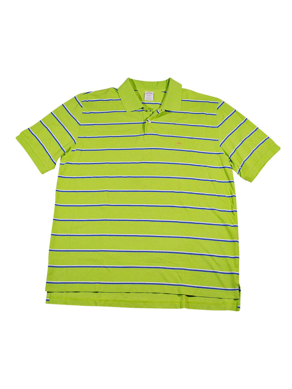 Vintage Brooks Brothers Golf Stripe Green Polo Size X-Large